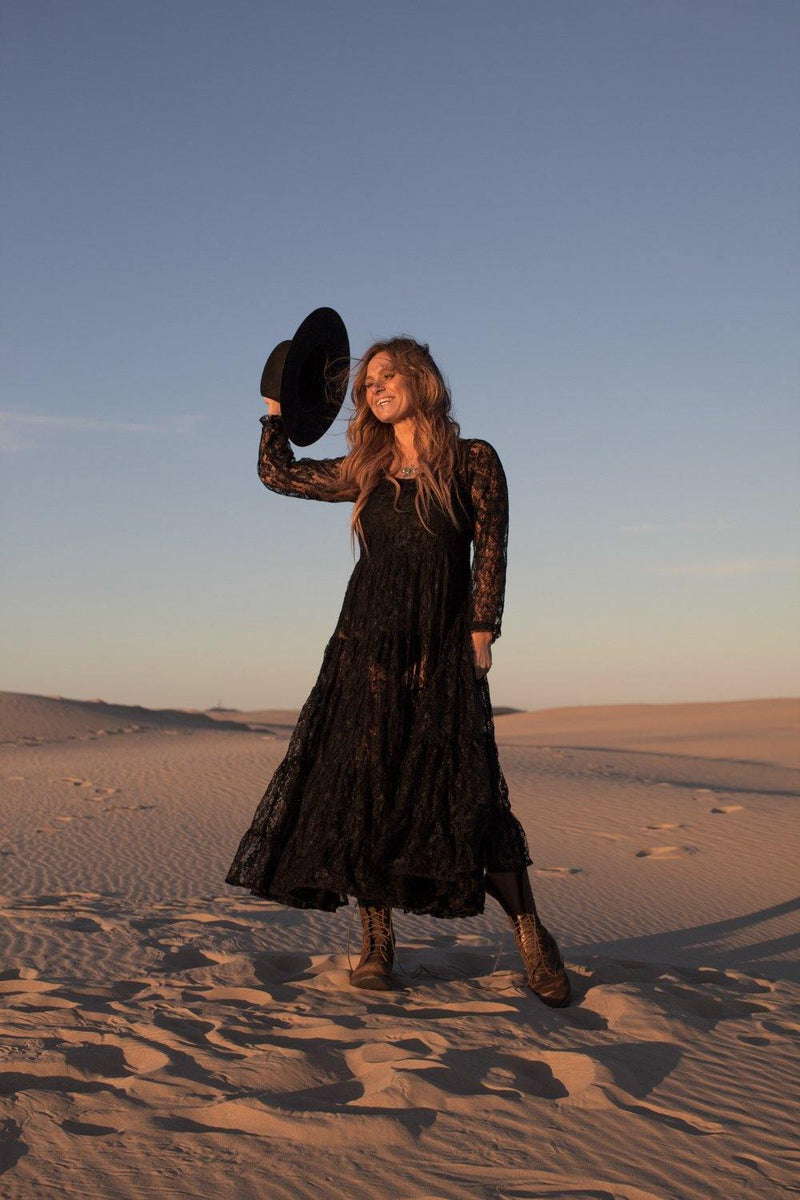 The Florence Dress - Black Lace - Renee Loves Frances
