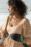 Leather Waist Belt - Chocolate - Renee Loves Frances