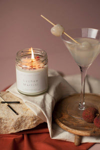 Lychee Martini Soy Candle - Renee Loves Frances