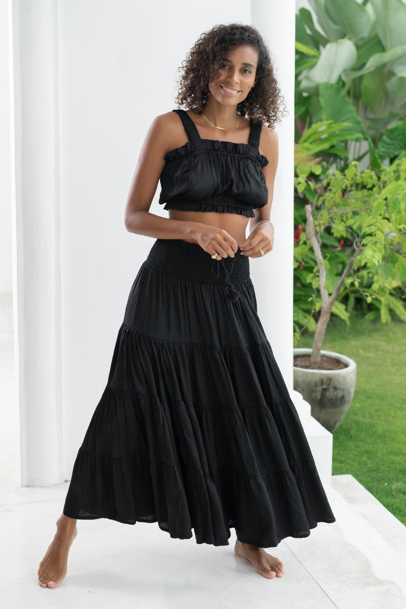 Phoebe Skirt - Silky Black