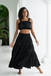 Phoebe Skirt - Silky Black