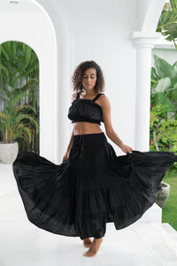 Phoebe Skirt - Silky Black