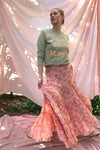 Saffron Skirt - Peach Blossoms