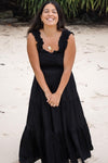 The Frances Dress - Silky Black