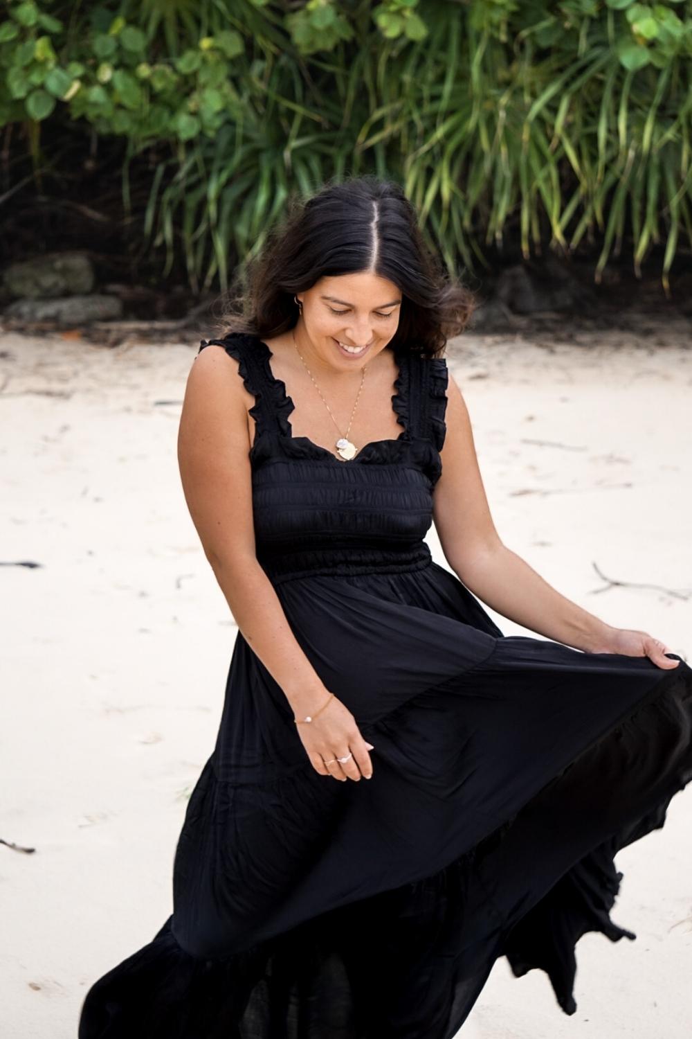 The Frances Dress - Silky Black