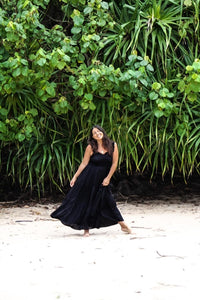 The Frances Dress - Silky Black