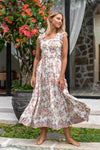 The Ivy Midi Dress - Vintage Blooms