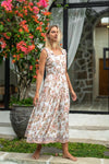 The Ivy Midi Dress - Vintage Blooms