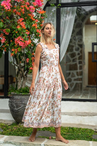 The Ivy Midi Dress - Vintage Blooms