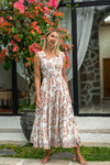 The Ivy Midi Dress - Vintage Blooms