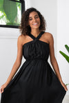 The Lola Dress - Silky Black