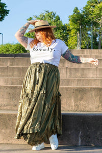 Lovely. Tee - White - Renee Loves Frances